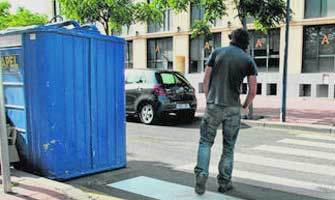 Lipasam revisará la ubicación de los contenedores para evitar accidentes