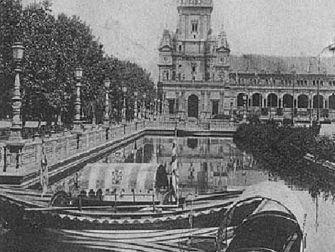 Sale a concurso el servicio de barcas a remo en la Plaza de España para 10 años