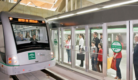 El metro será subterráneo salvo en la SE-30, tras el tanatorio y en la Cartuja