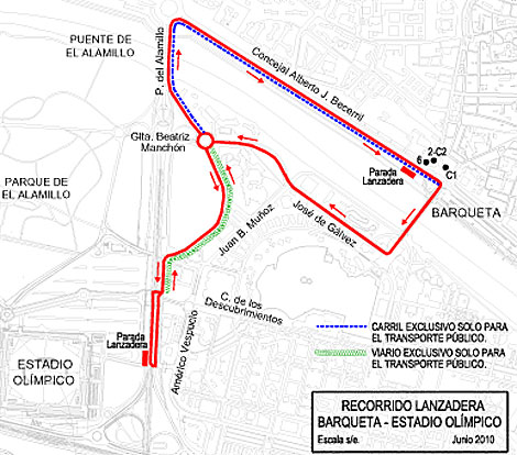 Tussam habilita lanzaderas para el concierto de AC/DC