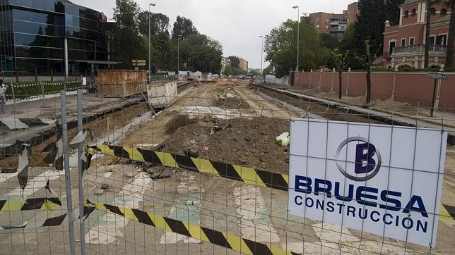 Las obras en Bueno Monreal cortan parte de La Palmera