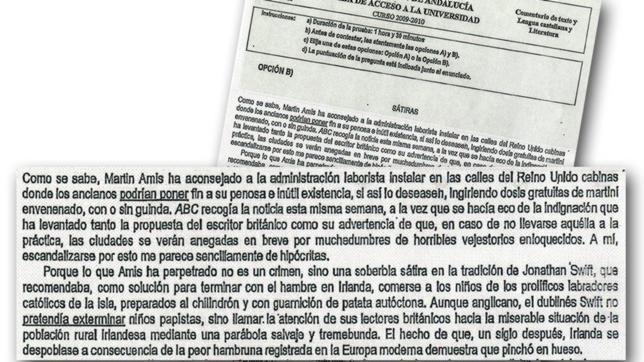La Junta admite un error en un exámen de la nueva Selectividad