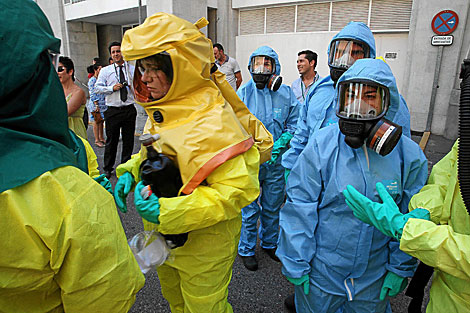 El hospital Virgen del Rocío estrena la primera unidad descontaminante de España