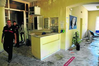 Una ‘botellona’ acaba en un fuego en una oficina del Ayuntamiento