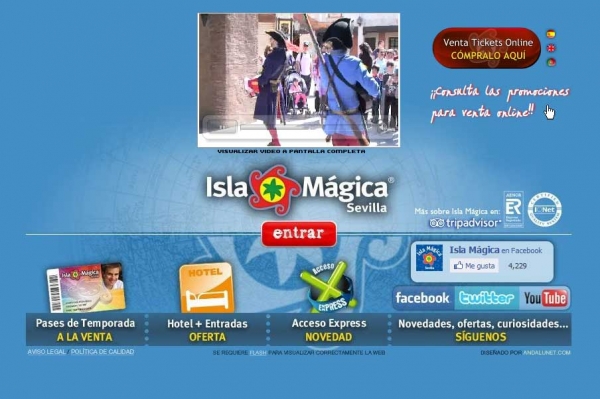 Isla Mágica inaugura la temporada de Navidad, en la que espera recibir más de 75.000 visitantes