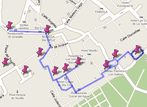 Ruta por el Barrio de Santa Cruz