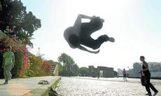 El arte urbano de desplazarse