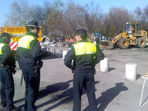 Los policías locales piden chalecos antibalas