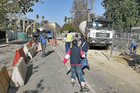 Manuel Siurot se corta al tráfico este jueves por las obras del paso subterráneo de Cardenal Bueno Monreal