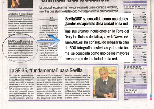 Artículo sobre Sevillaen360 en Estadio Deportivo.