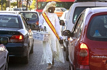 Sonrisas en el semáforo