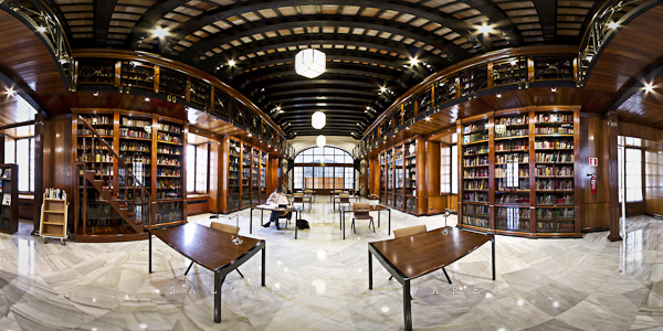 Parlamento de Andalucía. Biblioteca. 5º Fotografía en 360 grados.