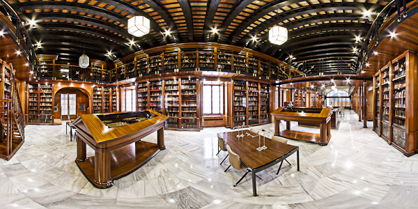 Parlamento de Andalucía. Biblioteca. 6º Fotografía en 360 grados.