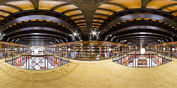 Parlamento de Andalucía. Biblioteca. 7º Fotografía en 360 grados.