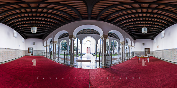 Parlamento de Andalucía. Patio del Recibimiento 4. 13º Fotografía en 360 grados.