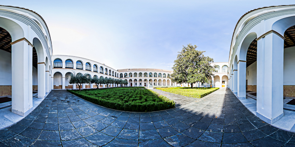Parlamento de Andalucía. Patio del Cardenal. 16º Fotografía en 360 grados.